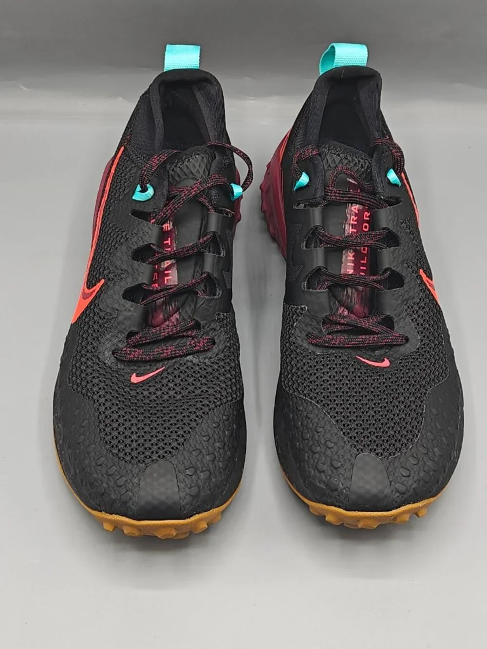 Nike Wildhorse 7 Black Crimson Trail Running Shoes Men's Size 7 CZ1856 001